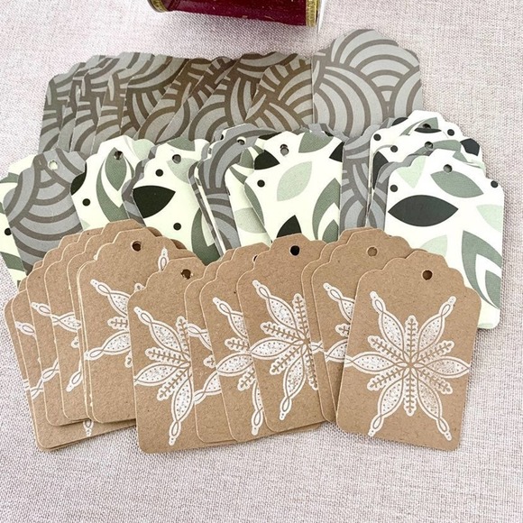 Holiday Tags and Red Ribbon - Picture 3 of 4